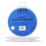 UMT Ghost Fluorocarbon Fishing Line 20lb 55 Yards Invisible Leader for Saltwater and Freshwater Abrasion Resistant, Ultra Durable