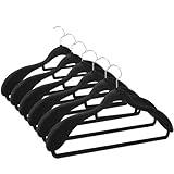 Hodola 6 Pack Velvet Suit Hangers for Men with 360 Rotating Hooks, Space-Saving Non-Slip Jacket Hangers for Dress, Pants, Shirts, Skirts, Ties