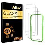 Ailun 3 Pack Screen Protector for iPhone 16 Pro [6.3 inch] with Installation Frame, Tempered Glass, Sensor Protection, Dynamic Island Compatible, Case Friendly