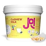 Cashew Milk Unsweetened Plain Concentrate by JOI - 60 Quarts - Vegan, Kosher, Shelf Stable, Keto-Friendly, Dairy Free, & Fat Free Milk - Almond Milk Powder Substitute, Coffee & Plant Milk Creamer
