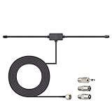 Bingfu FM Radio Dipole Antenna for Stereo Receiver Indoor Pioneer Onkyo Yamaha Marantz Bose Wave Music System FM Radio Home Stereo Receiver AV Audio Video Home Theater Receiver