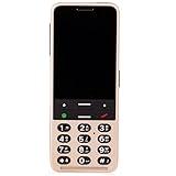 Phone for Blind and Visually Impaired with Physical Buttons; Advanced Features, Easy to Use, Golden Sand Color