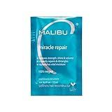 Malibu C Miracle Repair Hair Reconstructor (1 Packet) - Nourishing Hair Repair Treatment for Weak, Damaged Strands - Flax Protein & Vitamin B5 for Hair Strength