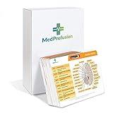 28 Nursing Badge Reference Cards - New 2021 | Nursing Cheat Sheets (Free Online Access) | EKG, Vitals, Translations, etc. | Best Gifts for Nursing Students and Nurses