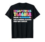 Social Studies History Teacher Definition Back To School Men Women Kids T-Shirt