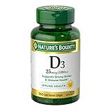 Nature's Bounty Vitamin D3 1000 IU Softgels, Immune Support, Promotes Healthy Bones, 350 Ct