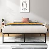 ZINUS Lorelei 14 Inch Metal Platform Bed Frame, Steel Slat Support, No Box Spring Needed, Eco Friendly WonderBox(TM) Packaging, 12.4” Underbed Storage, Easy Assembly, Black, Full