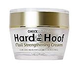 Onyx Professional Hard as Hoof Nail Strengthening Cream with Coconut Scent, Nail Growth & Conditioning Cuticle Cream Stops Splits, Chips, Cracks & Strengthens Nails, 1 oz