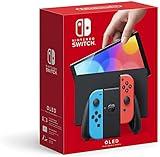 Nintendo Switch – OLED Model w/ Neon Red & Neon Blue Joy-Con ( Japan Stock Region-Free ) (Renewed)