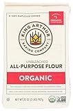King Arthur Organic All Purpose Flour, Premium Baking Flour for Bread, Pizza Dough, and Pastries, Unbleached and Non-GMO, Versatile for All Your Baking Needs, 32 oz (2 lbs)