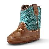 ARIAT Unisex Infant Lil Stompers Boot, Tan/Brown (Savannah), 2