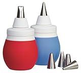 Prepworks by Progressive 8-Piece Frosting Bulb Decorating Kit (Red)