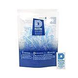 Dry & Dry 0.5(Half) Gram [100 Packets] Silica Gel Packets Desiccants Silica Gel Packs - Food Safe Silica Packets Silica Gel Desiccant Packs for Storage