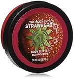 The Body Shop Strawberry Body Butter - Nourishing & Moisturizing Skincare for Normal Skin – Vegan - 1.69 Oz