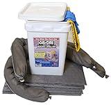 Oil-Dri L90435 Compact Universal 5-Gallon Bucket Spill Kit, 5-Gallon Maximum Absorption Capacity