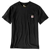 Carhartt Men's Relaxed Fit Heavyweight T-Shirt, Black, X-Large