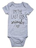 I'm The Last One Seriously Bodysuit Baby Boy 0-3 Months Clothes Unisex Baby Girl Outfit Short Sleeves Infant Romper Cute Newborn Jumpsuit