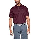 Under Armour Men's Tech Golf Polo, Maroon (609)/Graphite, 3X-Large Tall