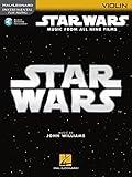 Star Wars – Violin Play Along | Instrumental Music from All Nine Films | Includes Online Audio for Streaming and Download | 16 Songs Featuring The ... (Star Wars - Instrumental Play-Along, Violin)