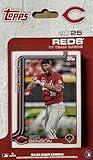 Cincinnati Reds 2025 Topps Factory Sealed 17 Card Team Set Featuring Elly De La Cruz, Hunter Greene and Spencer Steer with Rece Hinds and Rhett Lowder.Rookie Cards Plus