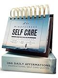 MESMOS 366 Mindfulness Self Care Quotes Daily Motivational Calendar, Inspirational Gifts for Men, Office Decor for Men and Women, Office Gifts Desk Accessories, Stress & Anxiety Relief Items