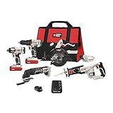 PORTER-CABLE PCCK617L6 20V MAX* Lithium Ion 6-Tool Combo Kit with Free USB Device