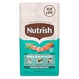 Nutrish Indoor Complete Dry Cat Food, Chicken, Lentils & Salmon Recipe (Rachael Ray), 3 lb. Bag
