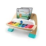 Baby Einstein and Hape Magic Touch Wooden Toy Piano, Montessori Musical Learning Toy for Babies and Toddlers 6mo+