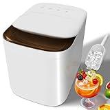 Compact Countertop Ice Maker - Energy-Efficient 150W Design Saves on Bills! Features and Produces 2 Sizes of Bullet Ice, Perfect for Chilling Your Favorite Drinks
