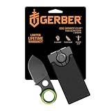 Gerber Gear GDC Money Clip with Small Pocket Knife, Stainless Steel Fixed Blade Knife and Case, Gifts for Men, EDC Gear for Camping and Hiking