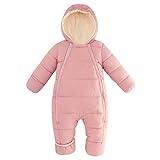 UNIFACO Baby Girls Winter Clothes Coats 12-18 Months Girls Infant snowsuit Toddler Romper Bodysuit for Outdoor Snow Play