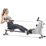 Sunny Health & Fitness Smart Compact Magnetic Rowing Machine with Exclusive SunnyFit® App Enhanced Bluetooth Connectivity – SF-RW521020