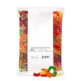 Albanese World's Best Large Assorted Fruit Gummi Worms, 5lbs of Candy