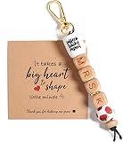 Teacher Keychain Appreciation Gifts for Women, Teacher's Day Thank You Teacher Gifts, Valentines Day Teacher Gifts, End of Year Back To School Teacher Gifts, Daycare Preschool Teacher Gifts-K