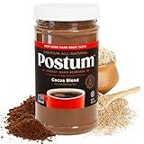 Postum Cocoa Blend Flavor Coffee Substitute Caffeine Free Delight with Roasted Wheat Bran & Molasses (8oz) | Natural, Non-GMO & Healthy Coffee Alternative Caffeine Free Hot Chocolate