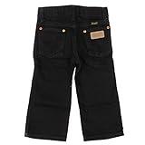 Wrangler Men's Little Boys' 13MWZ Cowboy Cut Original Fit Jean, Overdyed Black, 7