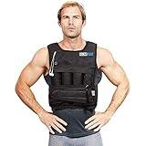 RUNmax rf20nop Run Fast 12lb-140lb Weighted Vest (without Shoulder Pads, 20lb),Black