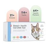 Basepaws Cat DNA Test Kit - Comprehensive Breed, Health and Dental Analysis Across 114 Traits for Accurate and Easy-to-Use Genetic Insights