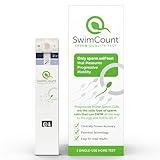 SwimCount At-Home Sperm Quality Test Kit – Progressive Motile Sperm Indicator in 30 Minutes – Easy Color Window – Lab-Validated Male Fertility Screening – Single Use, FSA/HSA Eligible