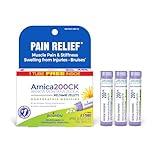 Boiron Arnica Montana 200CK Homeopathic Medicine for Pain Relief, Muscle Pain & Stiffness, Swelling from Injuries, & Bruises - 3 Count (240 Pellets)