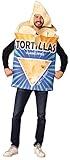 Rasta Imposta Tortilla Chips Bag Costume Corn Chip Snacks Food Mexican Taco Nachos Dress Up Cosplay Party Costumes, Adult One Size