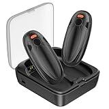 AI Hand Warmers Rechargeable with Charging Case, 2-Pack 14000mAh Magnetic Electric Hand Warmers, Up to 36H Safe Heat, Pocket Size Golf, Camping, Hunting Accessories, Gifts for Christmas - Black