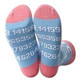 JXGZSO Pi 3.14 Math Symbol Socks Funny Pi Day Gift For Math Science Mathematics Lover