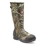 Guide Gear Men’s Waterproof Hunting Boots Insulated Rubber Rain Ankle Fit Boots, 800-gram Mossy Oak Country DNA 12D (Medium)