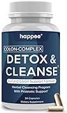 Colon Cleanser & Detox for Weight Loss Support - 15 Day Colon Cleanse Pills & Gut Support Probiotics Men Women - Fast Natural Laxatives Constipation Relief - Intestinal Cleanse for Digestive Health