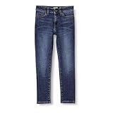 Amazon Essentials Boys' Stretch Slim-Fit Jeans, Dark Wash, 5 Slim