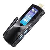 MeLE PCG02 Fanless Mini PC Stick, J4125 8GB 128GB Desktop Computer Stick,Support WiFi 4K HDMI PXE Unlocked Bios, Micro PC Auto Power on for Industry IoT Media Business Office