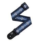 D'Addario Accessories Guitar Strap - Deluxe Cotton Guitar Strap, Blue, Large