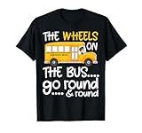 The Wheels On The Bus Toddler Kids Back To School T-Shirt