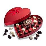 Astor Chocolate Love Chocolate Heart Gift Box, 24 Assorted Belgian Truffle Hearts - Large, Romantic Gifts for Chocolate Lovers, Him & Her, Candy & Chocolate Gifts Men and Women